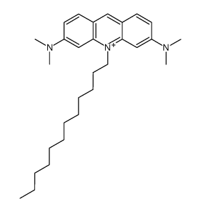 3,6-Bis-(dimethylamino)-10-dodecylacridinium bromide结构式