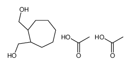 acetic acid,[(1R,2R)-2-(hydroxymethyl)cycloheptyl]methanol Structure