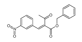 benzyl 2-[(3-nitrophenyl)methylidene]-3-oxobutanoate Structure