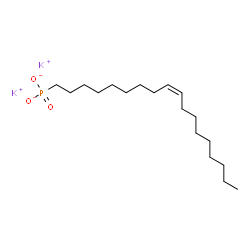 potassium (Z)-9-octadecenyl phosphonate结构式