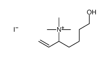7-hydroxyhept-1-en-3-yl(trimethyl)azanium,iodide结构式