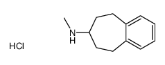 N-methyl-6,7,8,9-tetrahydro-5H-benzo[7]annulen-7-amine,hydrochloride结构式