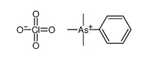 trimethyl(phenyl)arsanium,perchlorate Structure