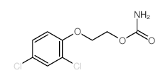 Ethanol,2-(2,4-dichlorophenoxy)-, 1-carbamate structure