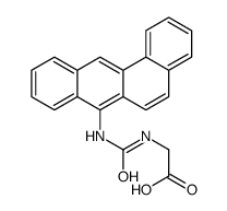 N-(Benz[a]anthracen-7-ylcarbamoyl)glycine结构式