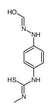 N-[4-(methylcarbamothioylamino)anilino]formamide结构式