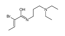 N-(3-Diethylaminopropyl)-2-bromo-2-butenamide结构式