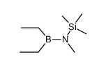 N-(diethylboryl)-N,1,1,1-tetramethylsilanamine Structure