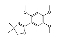 4,4-dimethyl-2-(2,4,5-trimethoxy-phenyl)-4,5-dihydro-oxazole Structure