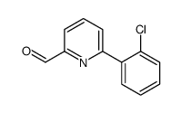 6-(2-chlorophenyl)pyridine-2-carbaldehyde structure