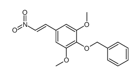 1,3-dimethoxy-5-(2-nitroethenyl)-2-phenylmethoxybenzene Structure