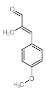 .α.-Methyl p-methoxy cinnamic aldehyde结构式