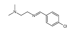N'-(4-chloro-benzylidene)-N,N-dimethyl-ethylenediamine Structure