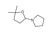 1-(5,5-dimethyloxolan-2-yl)pyrrolidine Structure