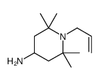 2,2,6,6-tetramethyl-1-prop-2-enylpiperidin-4-amine结构式