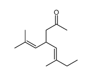 6-甲基-4-(2-甲基-1-丙烯基)-5-辛烯-2-酮结构式
