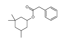 3,3,5-trimethylcyclohexyl phenylacetate Structure