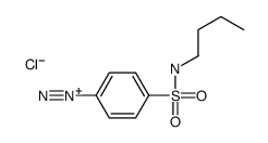 4-(butylsulfamoyl)benzenediazonium,chloride结构式