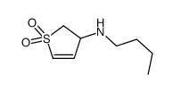 N-butyl-1,1-dioxo-2,3-dihydrothiophen-3-amine结构式