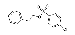 2-phenylethyl p-chlorobenzenesulphonate Structure