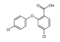 4-chloro-2-(4-chlorophenoxy)benzoic acid Structure
