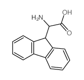 9H-Fluorene-9-aceticacid, a-amino- Structure