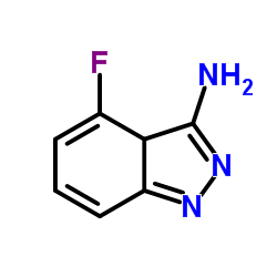 4-fluoro-3aH-indazol-3-amine structure