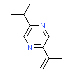 Pyrazine, 2-(1-methylethenyl)-5-(1-methylethyl)- (9CI) structure