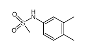 (3,4-dimethylphenyl)methanesulfonamide Structure