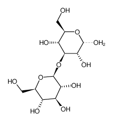 β-D-Glcp-(1->3)-D-Glcp Structure