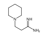 1-Piperidinepropanimidamide(9CI) Structure