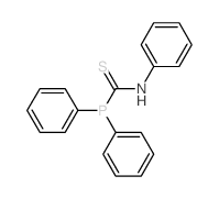 Phosphinecarbothioamide,N,1,1-triphenyl-结构式