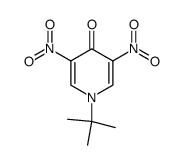 1-(tert-butyl)-3,5-dinitropyridin-4(1H)-one Structure