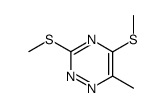 6-methyl-3,5-bis(methylthio)-1,2,4-triazine Structure