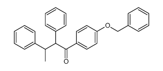 4'-benzyloxy-2,3-diphenylbutyrophenone结构式