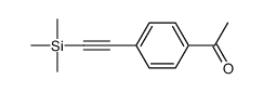 1-[4-(2-trimethylsilylethynyl)phenyl]ethanone Structure