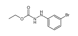 ethyl 2-(3-bromophenyl)hydrazine-1-carboxylate Structure