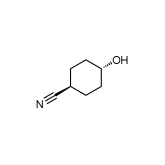 trans-4-Hydroxycyclohexanecarbonitrile Structure