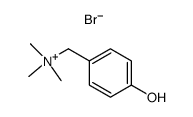 N,N,N-Trimethyl-N-(p-hydroxybenzyl)ammonium Bromide Structure