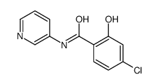 4-chloro-2-hydroxy-N-pyridin-3-ylbenzamide结构式