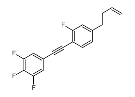 5-[2-(4-but-3-enyl-2-fluorophenyl)ethynyl]-1,2,3-trifluorobenzene结构式