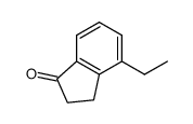 2,3-dihydro-4-ethyl-1H-inden-1-one结构式