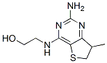 Ethanol, 2-[(2-amino-6,7-dihydro-7-methylthieno[3,2-d]pyrimidin-4-yl)amino]- (8CI) structure