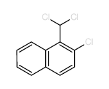 Naphthalene,2-chloro-1-(dichloromethyl)- Structure