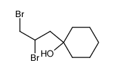 1-(2,3-dibromopropyl)cyclohexanol结构式