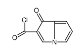 1H-Pyrrolizine-2-carbonyl chloride, 1-oxo- (9CI) Structure