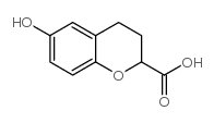 2H-1-BENZOPYRAN-2-CARBOXYLIC ACID, 3,4-DIHYDRO-6-HYDROXY- picture