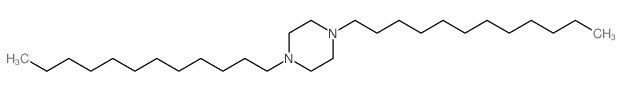 Piperazine, 1,4-didodecyl- structure