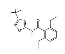 N-(3-tert-butyl-1,2-oxazol-5-yl)-2,6-diethylbenzamide Structure