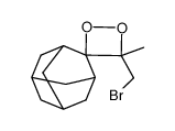 4'-(Bromomethyl)-4'-methylspiro[adamantane-2,3'-[1,2]dioxetane] Structure